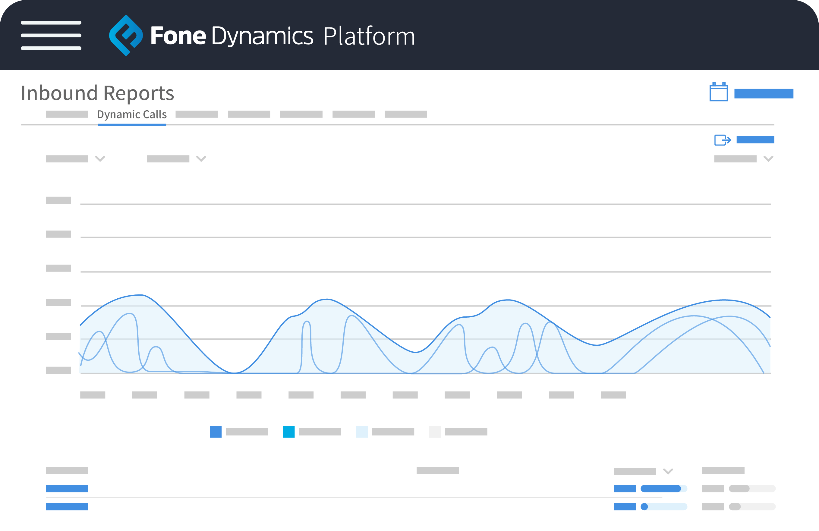 An illustration of a reporting dashboard