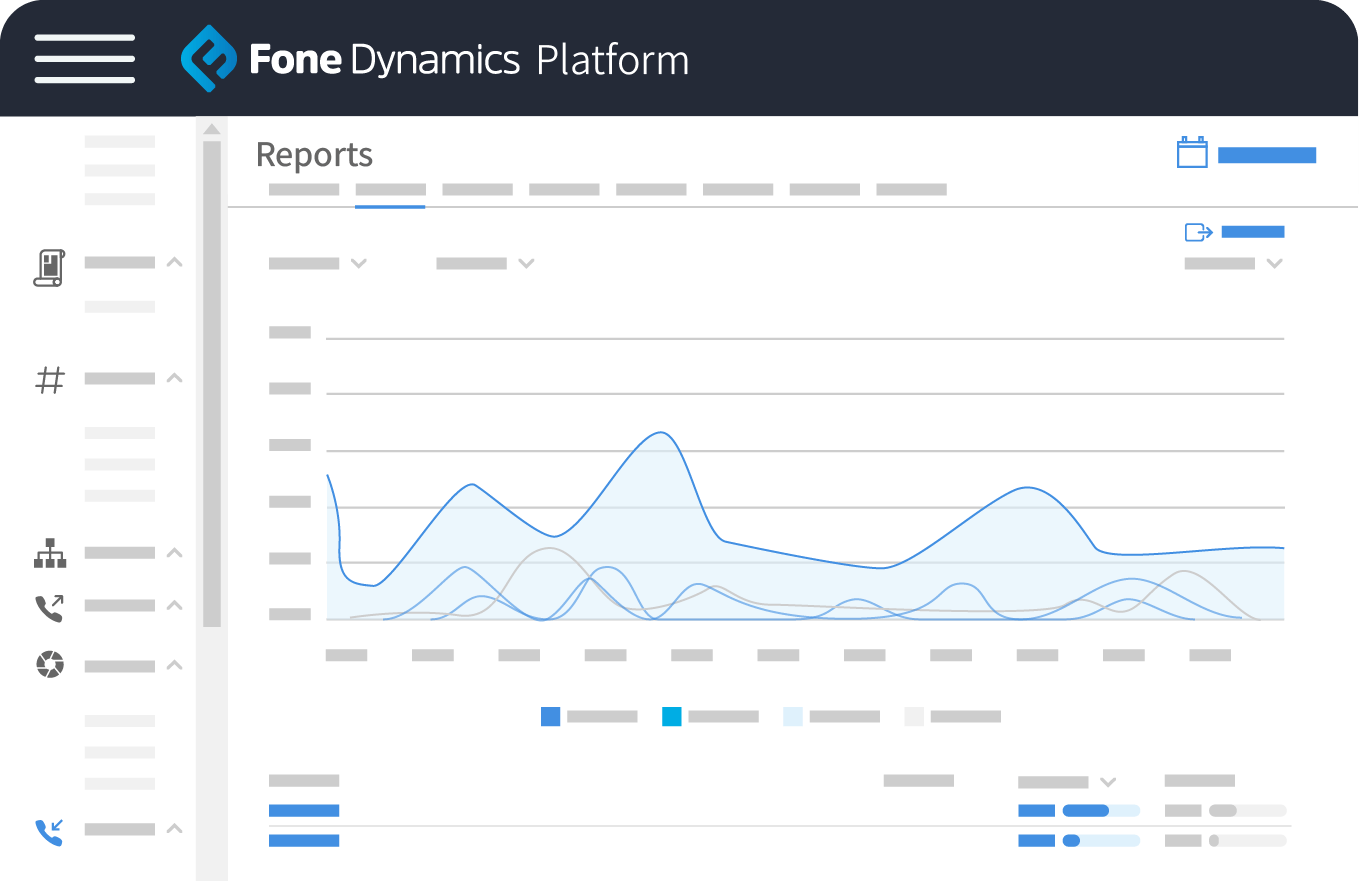 An illustration of a reporting dashboard